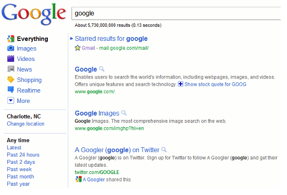 Google SERP Google Testing a New and Cleaner Search Engine Results Page